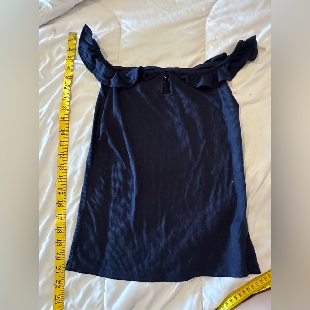 aero navy tank top